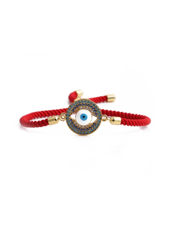 Buddha Stones Evil Eye Red String Protection Bracelet
