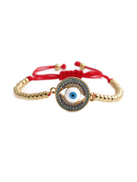 Buddha Stones Evil Eye Red String Protection Bracelet