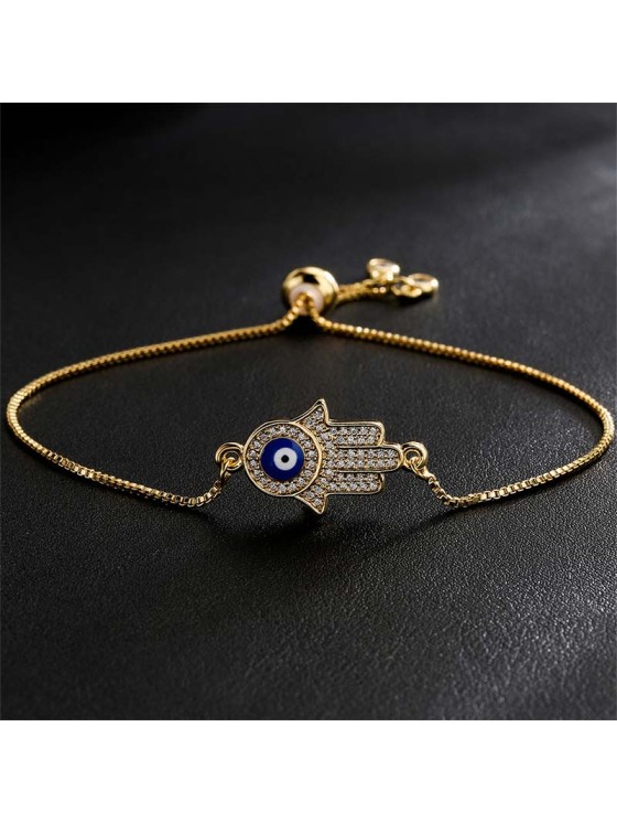 Buddha Stones Evil Eye Protection Courage Bracelet