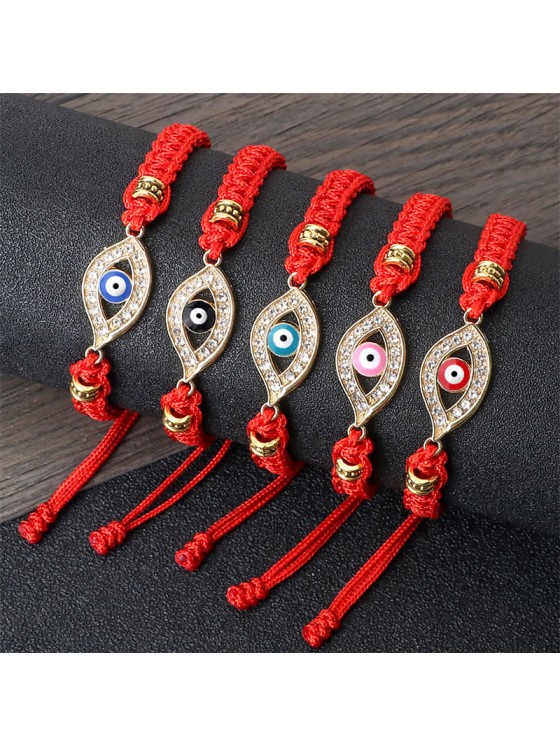 Buddha Stones Evil Eye Keep Away Evil Spirits String Bracelet